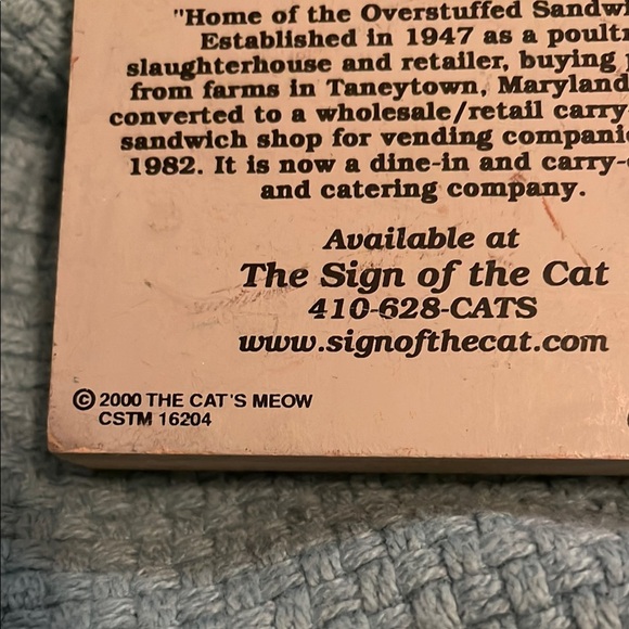 Taneytown, Maryland Cat’s Meow 2000 - Picture 4 of 5